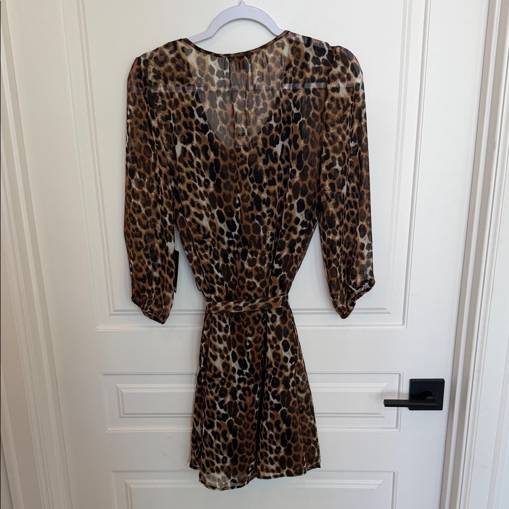 Express Animal Print Mini Dress - Picture 2 of 2